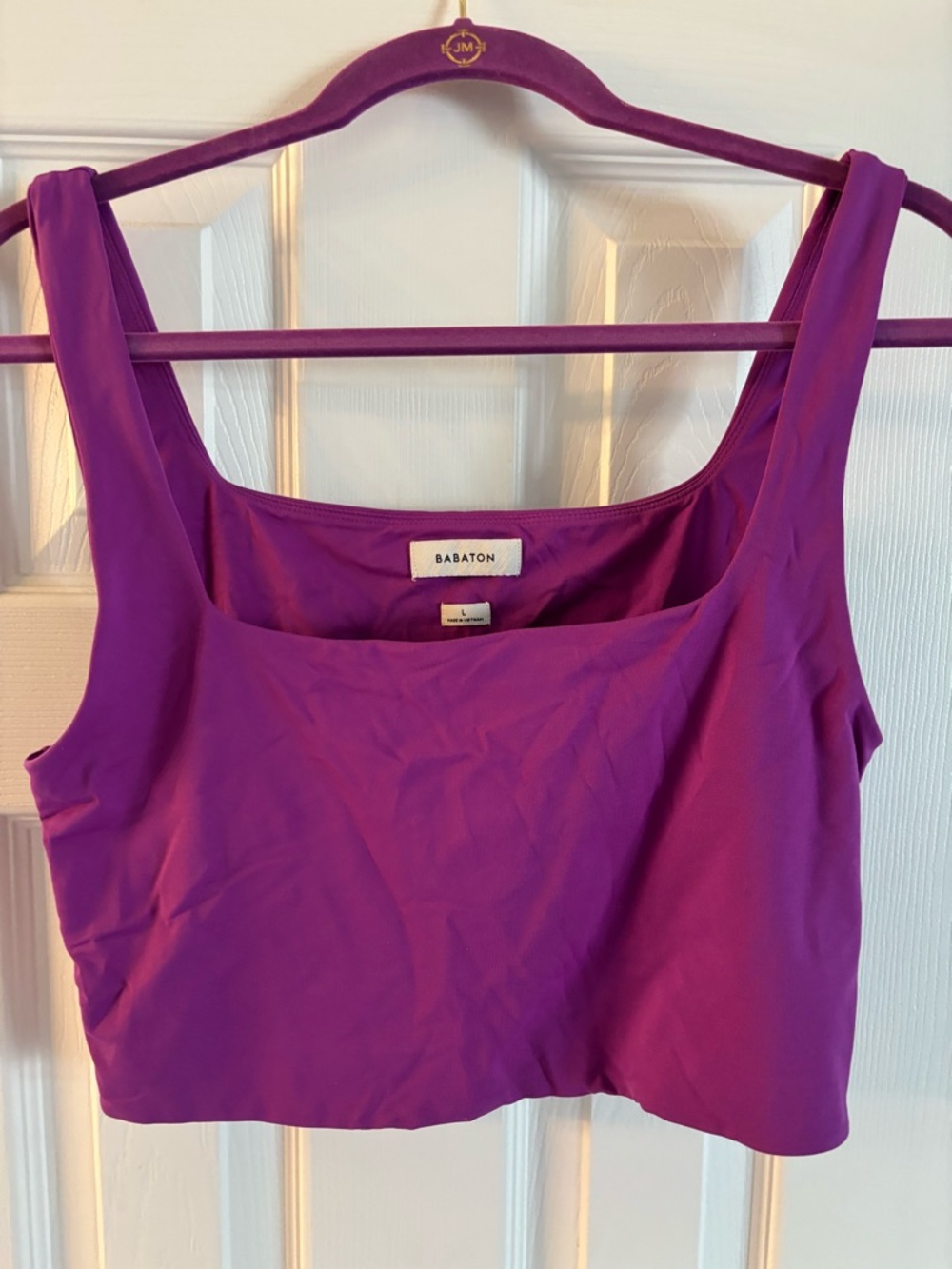 Aritzia/ Babaton Vibrant Purple Scoop Crop Tank